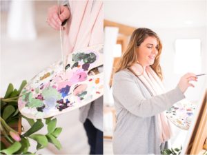 Vendor spotlight wedding floral artist painter