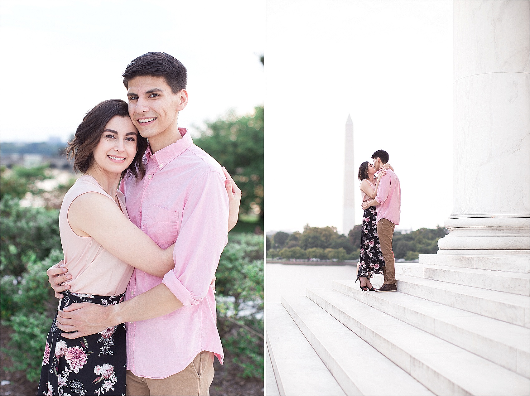 Jefferson Memorial + National Gallery of Art Engagement Photos 