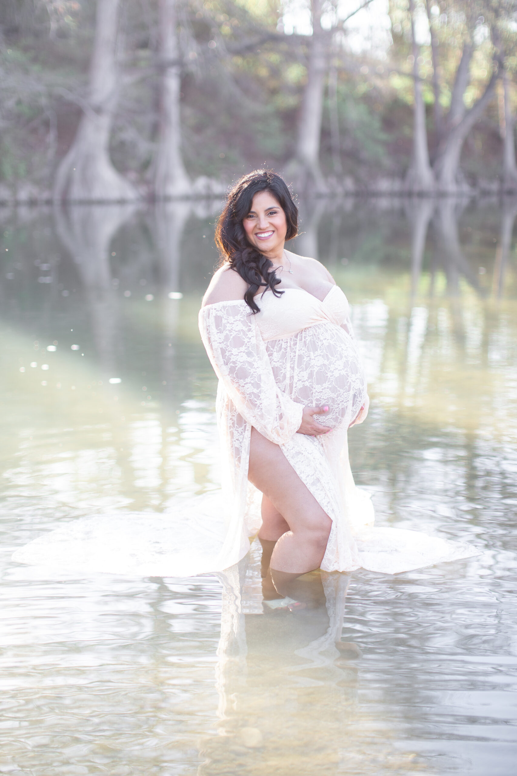 River Maternity Session