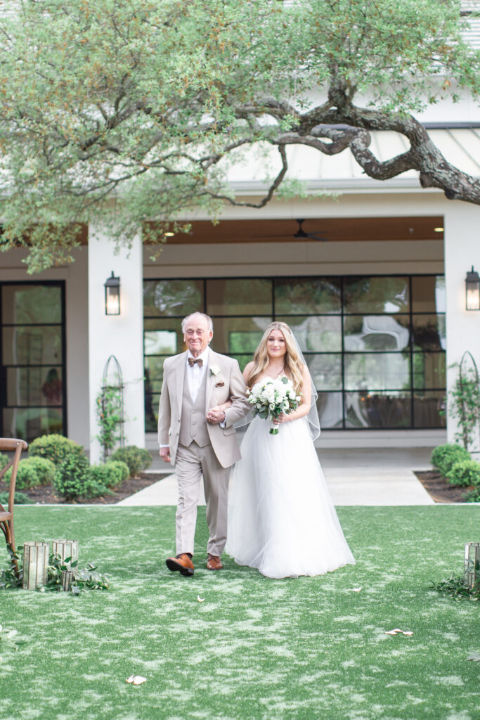 Walking down the aisle at The Arlo